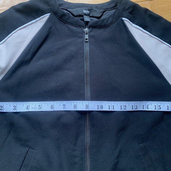 Mossimo Colorblock Track Jacket Black & Gray | Size Small - Picture 6 of 8